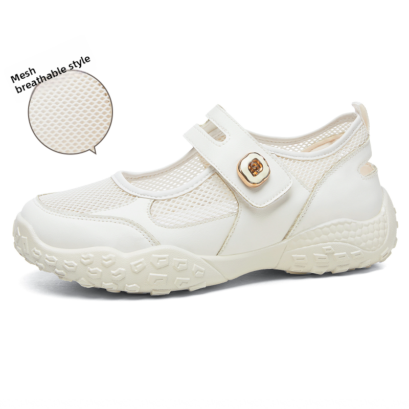 Circle Hook Set - Women Mesh Mary Jane Sneakers Breathable