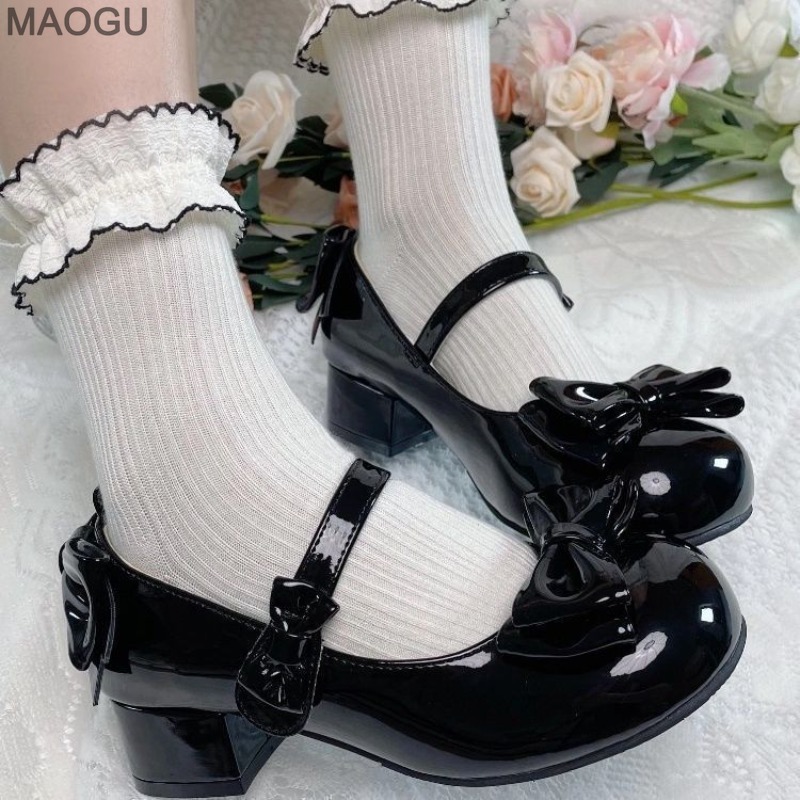 Circle Hook Set - Cute Round Toe Women's Mary Jane