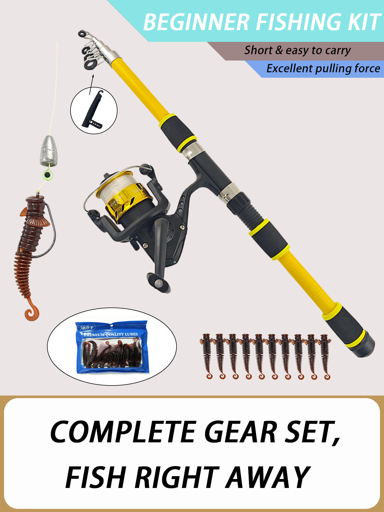1.8m Telescopic Fishing Rod Co - Fishing Equipment Online 评论和价格