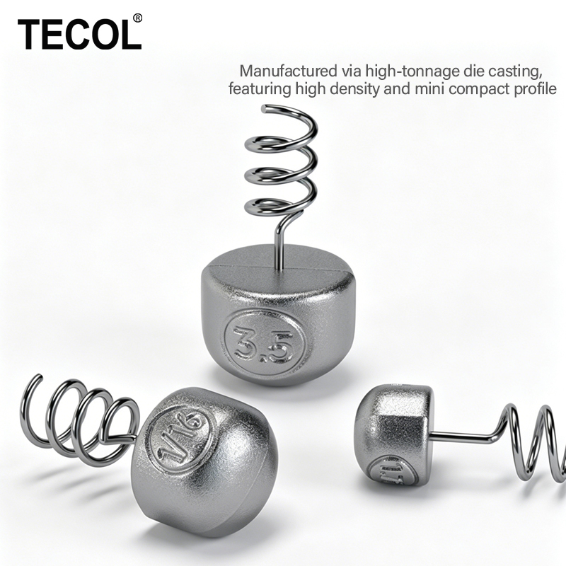 TECOL 1G 1.75G 2.7G 3.5G Spira - Bass Fishing Lure 评论和价格