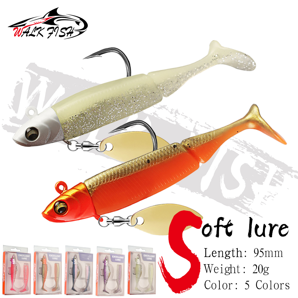 WALK FISH 20g 95mm Soft Hot Sa - Fishing Equipment For Sale 评论和价格