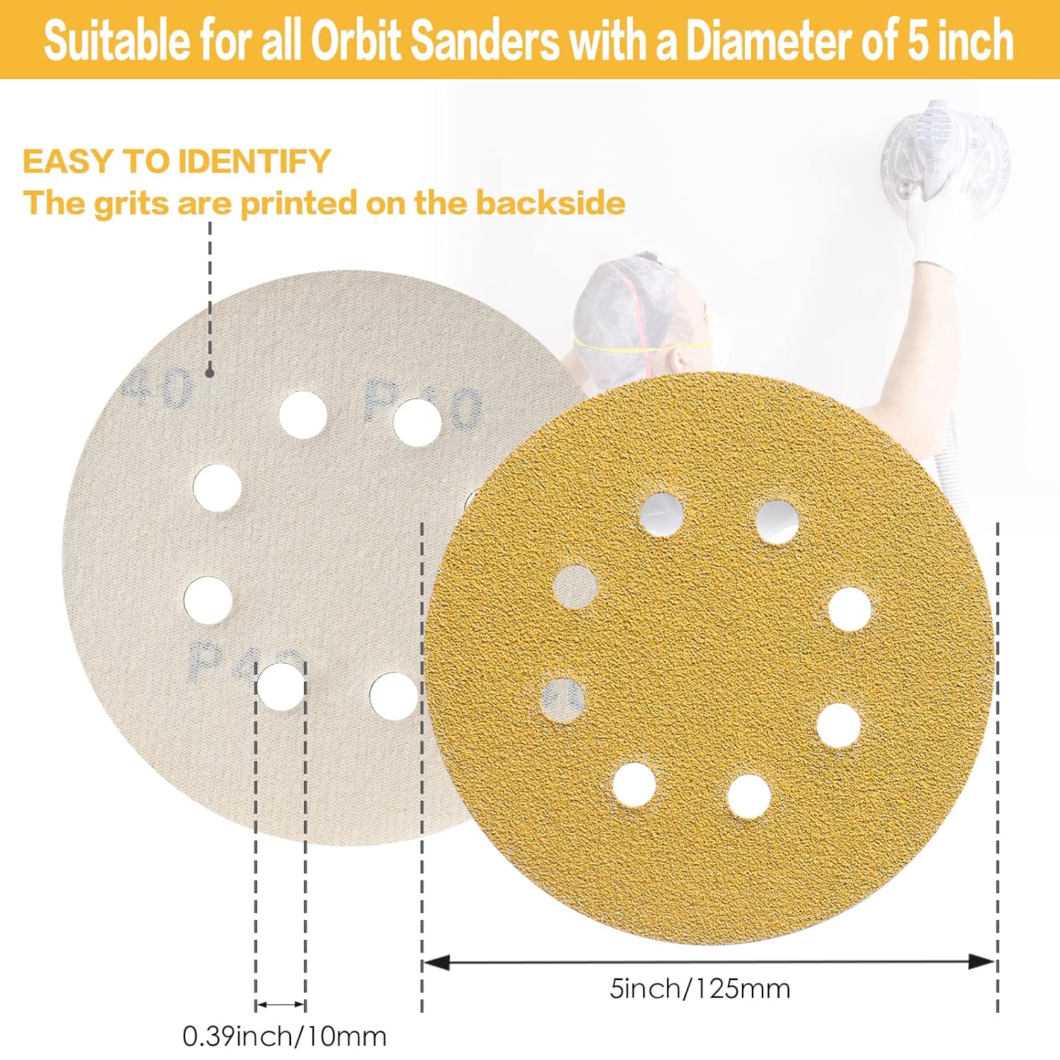 10-100PCS 5 Inch 8 Hole Sandin - Circle Hook Set 评论和价格