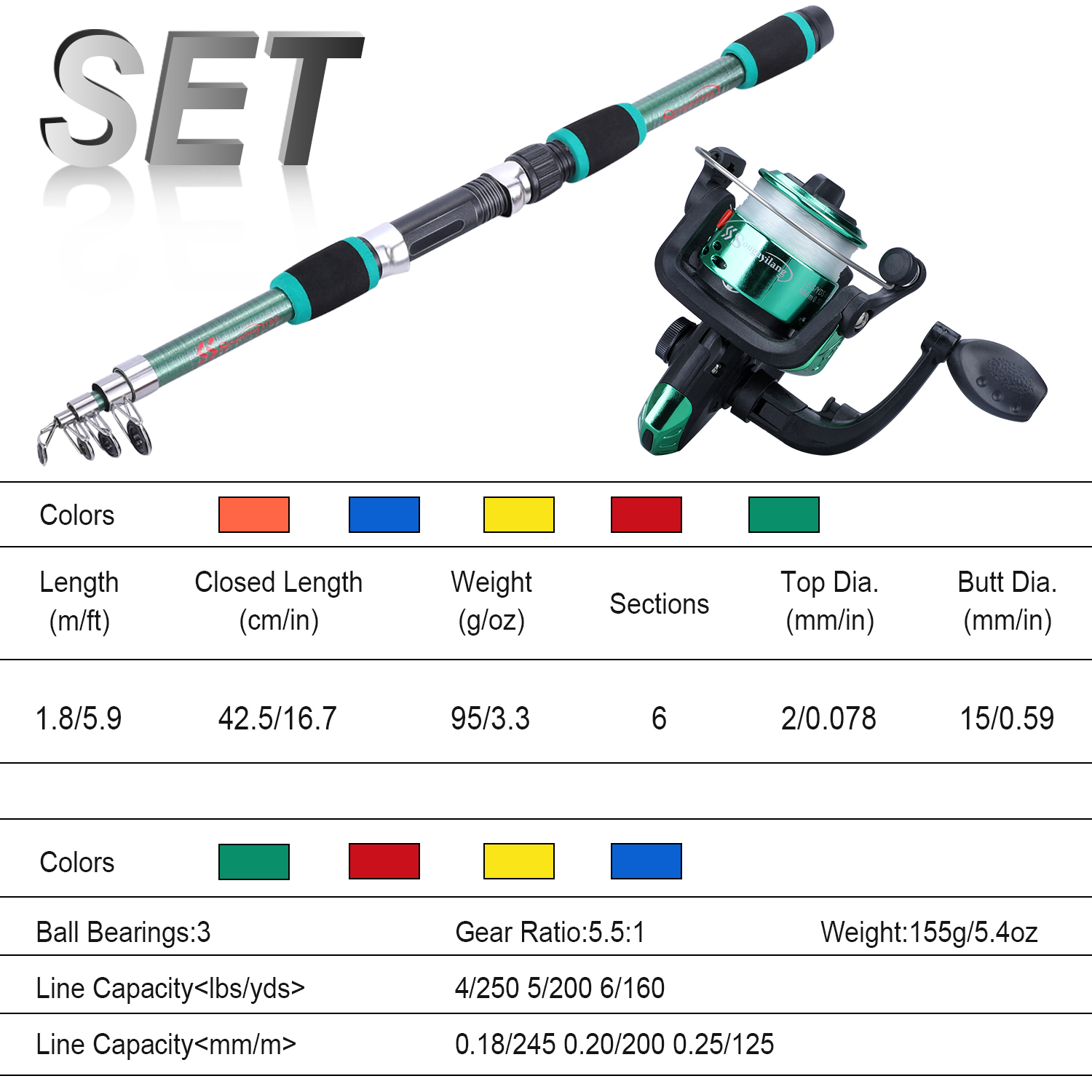 Sougayilang Telescopic Fishing - Fishing Equipment Online 评论和价格