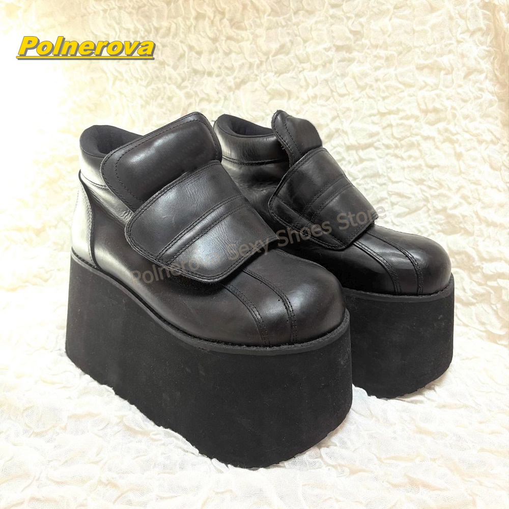 Gothic Punk Women Platform Ank - Circle Hook Set 评论和价格